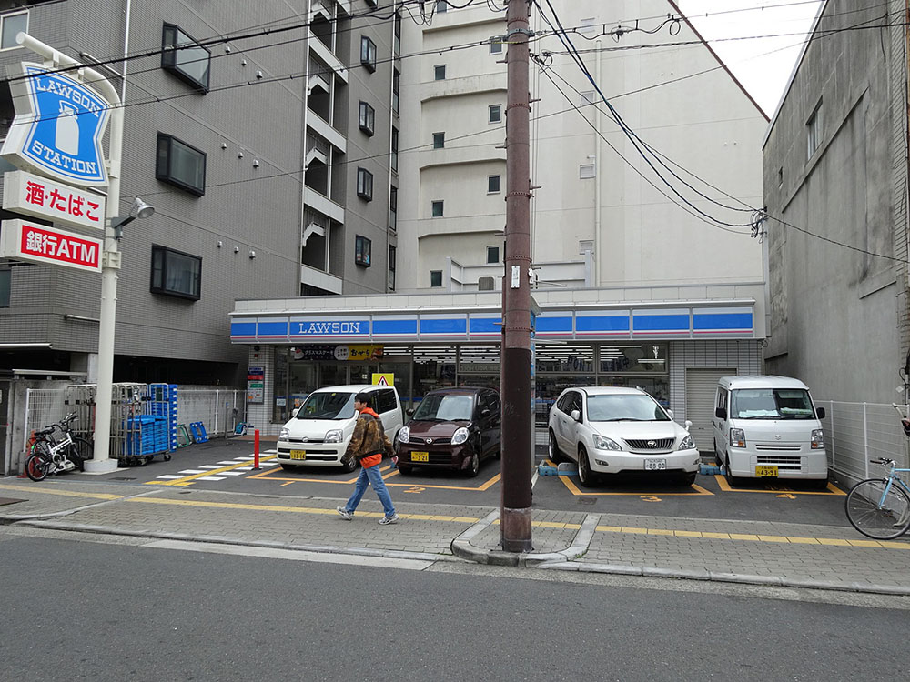 ローソン（道頓堀1丁目店）の店舗外観