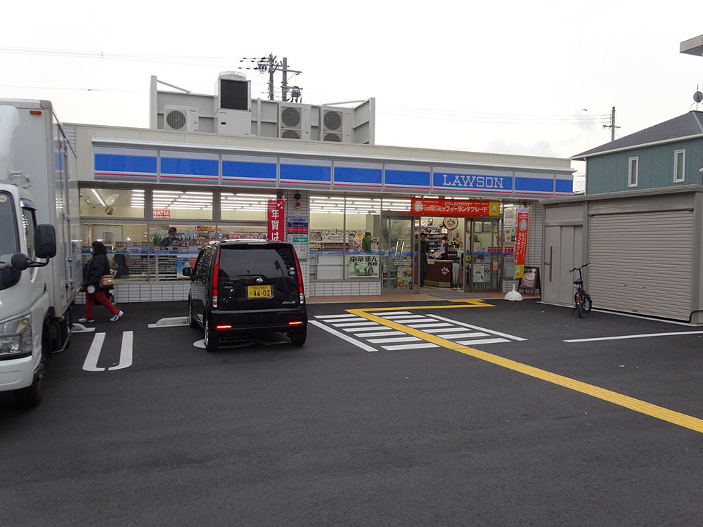ローソン（⽚町１丁⽬店）の店舗外観